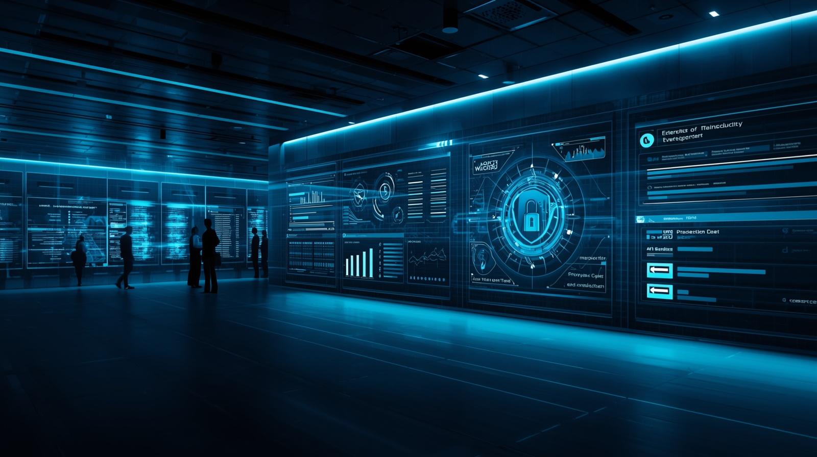 Secure hybrid workplace with AI-powered cybersecurity and productivity systems